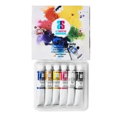 Art Spectrum Artist's Gouache - Set of 6, 12 - Little Painter Art | Exploring the Endless Possibilities of Art| Pigment