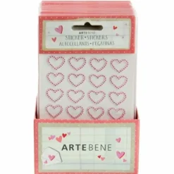 Arte Bene Rhinestone Heart Stickers - Little Painter Art | Exploring the Endless Possibilities of Art| Shop All