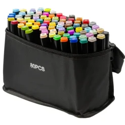 ARTessentials Graphic Art Markers - Dual Tip - Set of 80 - Little Painter Art | Exploring the Endless Possibilities of Art| Shop All