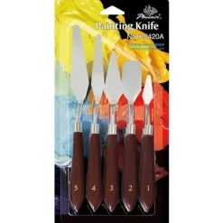 ARTessentials Palette Knife Set for Oils and Acrylics - 5 Piece - Little Painter Art | Exploring the Endless Possibilities of Art| Canvas