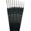 ARTessentials Ultra Fine Tip Artists Brushes - Set of 10 - Little Painter Art | Exploring the Endless Possibilities of Art| Brush