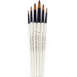 Artmaster Pearl Watercolour Paint Brush Wallet Set of 6 - Little Painter Art | Exploring the Endless Possibilities of Art| Brush