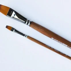 Artworks/PrimeArt 101F Golden Taklon Flat Brush - Little Painter Art | Exploring the Endless Possibilities of Art| Brush