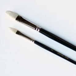 Artworks/PrimeArt 201FR Bristle Filbert Brush - Little Painter Art | Exploring the Endless Possibilities of Art| Brush