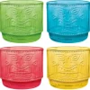 Asmcan Tiki Embossed Stacking Cups Set - Little Painter Art | Exploring the Endless Possibilities of Art| Hot