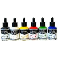 Atelier Artists' Pigmented Acrylic Ink 60ml - Little Painter Art | Exploring the Endless Possibilities of Art| Canvas