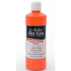 Atelier Free Flow Artists' Acrylic Paint 500ml - Little Painter Art | Exploring the Endless Possibilities of Art| Canvas