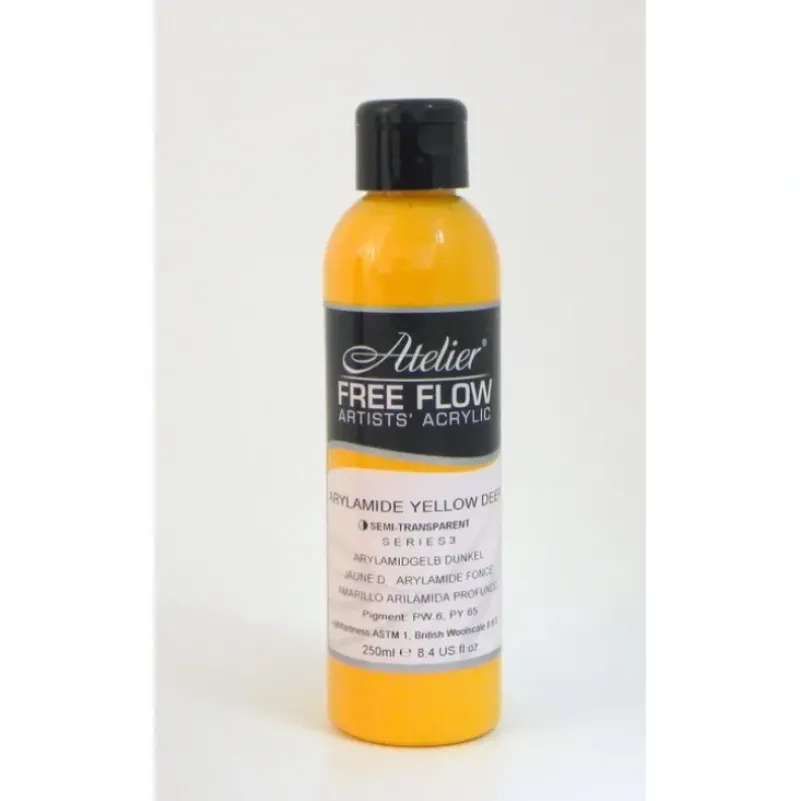 Atelier Free Flow Artists' Acrylic Paint 250ml - Little Painter Art | Exploring the Endless Possibilities of Art| Canvas