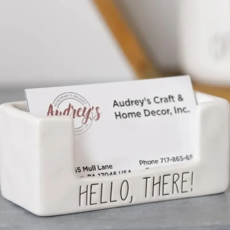Audrey's Ceramic Business Card Holder - Little Painter Art | Exploring the Endless Possibilities of Art| Hot