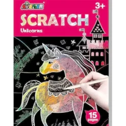 Avenir Mini Scratch Art Book, Unicorn - Little Painter Art | Exploring the Endless Possibilities of Art| Shop All