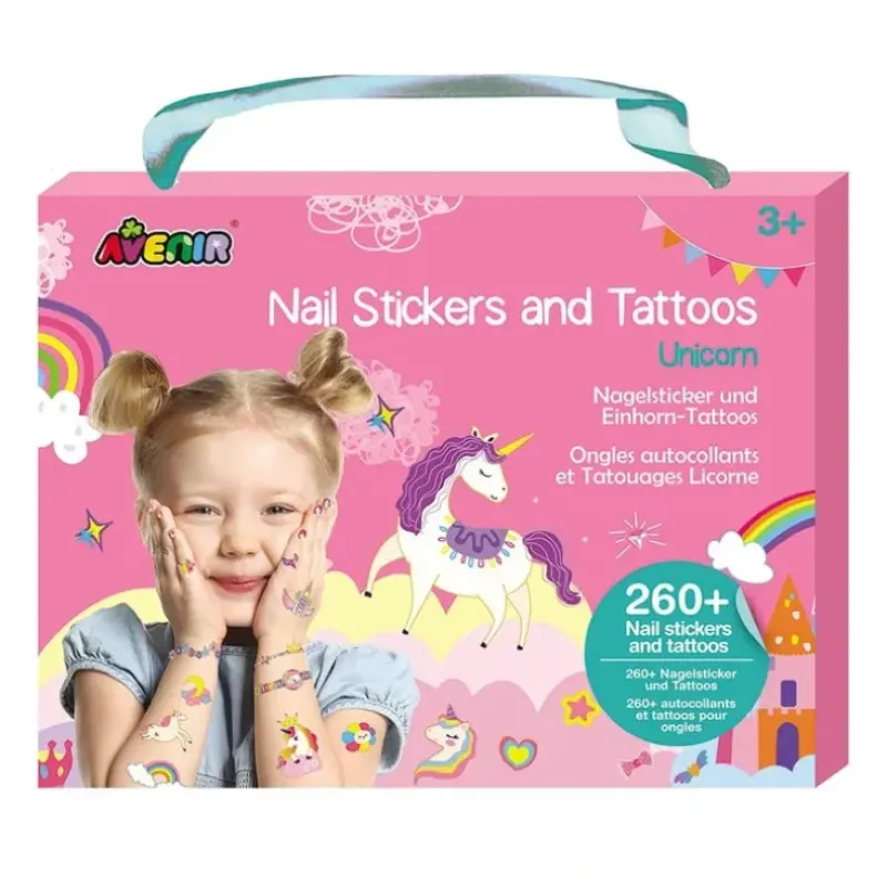 Avenir Nail Stickers & Tattoos - Unicorns - Little Painter Art | Exploring the Endless Possibilities of Art| Hot