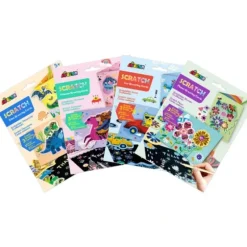 Avenir Scratch Art Greeting Card, Assorted - Little Painter Art | Exploring the Endless Possibilities of Art| Shop All