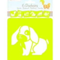 Avenue Mandarine Stencils Set 6pk Domestic Animals - Little Painter Art | Exploring the Endless Possibilities of Art| Shop All
