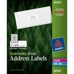 Avery Eco White Inkjet Labels 2-5/8" 750/pk - Little Painter Art | Exploring the Endless Possibilities of Art| Shop All