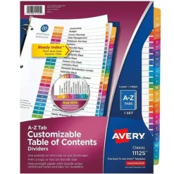 Avery Index Dividers A-Z - Little Painter Art | Exploring the Endless Possibilities of Art| Shop All