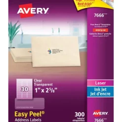 Avery Labels Clear Gloss 2-5/8" 300/pk - Little Painter Art | Exploring the Endless Possibilities of Art| Shop All