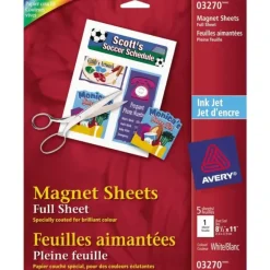 Avery Magnet Sheets 8.5"x11" 5pk White - Little Painter Art | Exploring the Endless Possibilities of Art| Shop All
