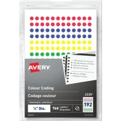 Avery Multi Purpose Round Labels Assorted Colours 1/4" - Little Painter Art | Exploring the Endless Possibilities of Art| Shop All