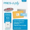 Avery Pres-A-Ply Labels Laser 4"x2" White 1000pk - Little Painter Art | Exploring the Endless Possibilities of Art| Shop All