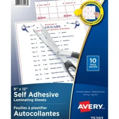 Avery Self Adhesive Laminating Sheets 9" x 12" 10/pk - Little Painter Art | Exploring the Endless Possibilities of Art| Shop All