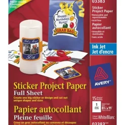 Avery Sticker Project Paper 8" x 11" 15 Sheets - Little Painter Art | Exploring the Endless Possibilities of Art| Shop All