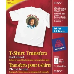 Avery T-Shirt Transfer Paper for Light/White Fabric 12pk - Little Painter Art | Exploring the Endless Possibilities of Art| Shop All