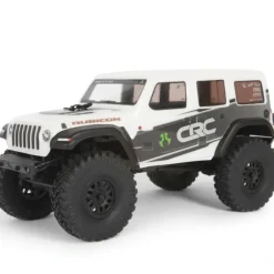 Axial 1/24 SCX24 2019 Jeep Wrangler JLU CRC 4WD Rock Crawler Brushed RTR, White - Little Painter Art | Exploring the Endless Possibilities of Art| Brush