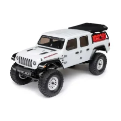 Axial 1/24 SCX24 Jeep JT Gladiator 4WD Rock Crawler Brushed RTR, White - Little Painter Art | Exploring the Endless Possibilities of Art| Brush