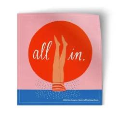 Badgebomb Big Sticker - All In. - Little Painter Art | Exploring the Endless Possibilities of Art| Shop All