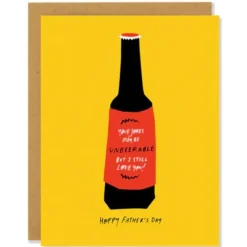 Badger & Burke Father's Day Card - UnBEERable Jokes - Little Painter Art | Exploring the Endless Possibilities of Art| Shop All