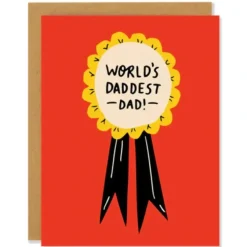 Badger & Burke Greeting Card - World's Daddest Dad - Little Painter Art | Exploring the Endless Possibilities of Art| Shop All