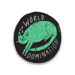 Badger & Burke Vinyl Sticker - World Domination (Sleeping Cat) - Little Painter Art | Exploring the Endless Possibilities of Art| Shop All