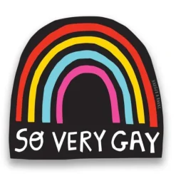Badger & Burke Vinyl Sticker - So Very Gay - Little Painter Art | Exploring the Endless Possibilities of Art| Shop All