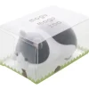 Bandai Namco Mogumogu Zoo Desk Cleaner - Grey/White Cat - Little Painter Art | Exploring the Endless Possibilities of Art| Brush