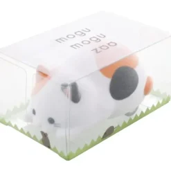 Bandai Namco Mogumogu Zoo Desk Cleaner - Calico Cat - Little Painter Art | Exploring the Endless Possibilities of Art| Brush