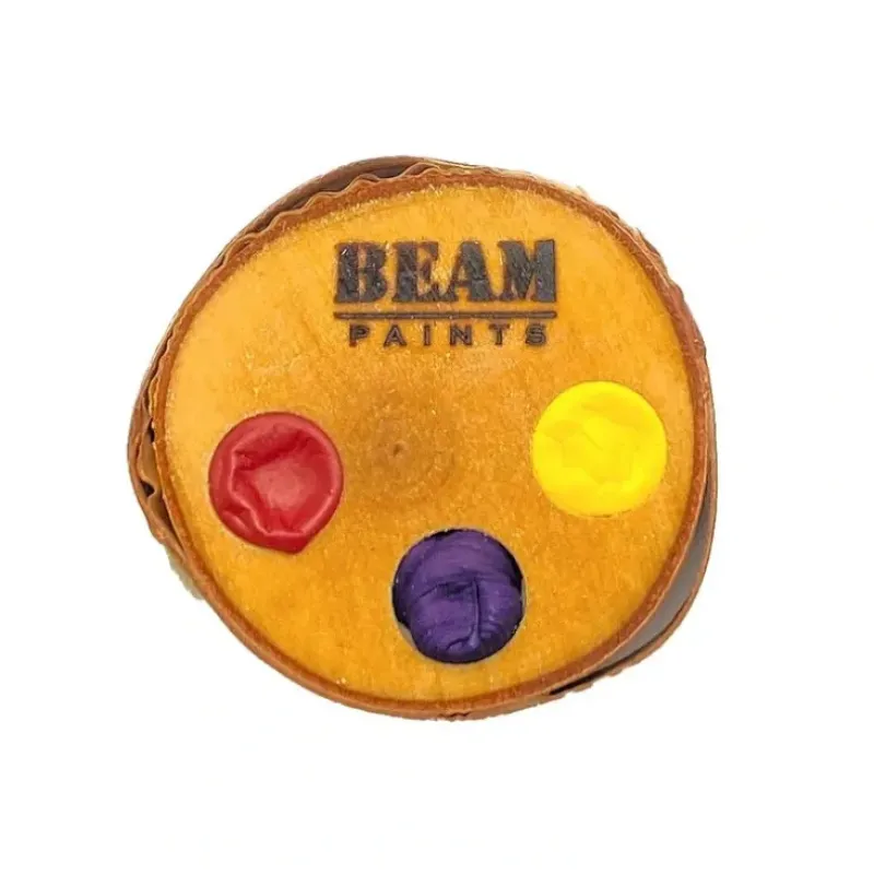 Beam Paints Primary Trio Watercolour Set in Birch Wood Palette - Little Painter Art | Exploring the Endless Possibilities of Art| Hot