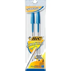 Bic Cristal Ballpoint Pens 2pk Medium Point, Blue - Little Painter Art | Exploring the Endless Possibilities of Art| Shop All
