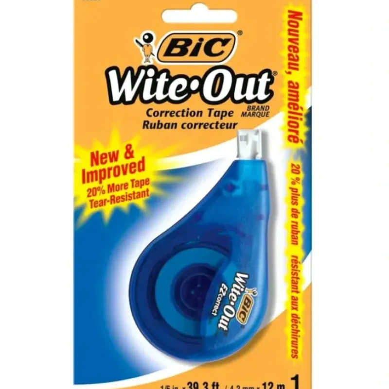 Bic EZ Correct Wite-Out Correction Tape - Little Painter Art | Exploring the Endless Possibilities of Art| Shop All