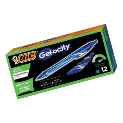 Bic Gel-ocity Gel Pens 12pk Medium Point 0.7mm Blue - Little Painter Art | Exploring the Endless Possibilities of Art| Shop All