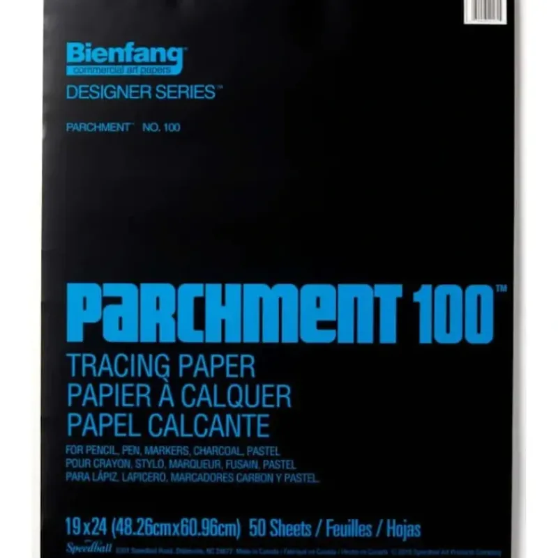 Bienfang Parchment 100 Tracing Paper Pad 19"x24" - Little Painter Art | Exploring the Endless Possibilities of Art| Hot
