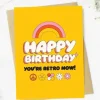 Big Moods Birthday Greeting Card - Retro - Little Painter Art | Exploring the Endless Possibilities of Art| Hot