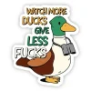 Big Moods Vinyl Sticker - "Watch More Ducks" - Little Painter Art | Exploring the Endless Possibilities of Art| Shop All