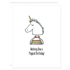 Birthday Greeting Card, Magical Unicorn - Little Painter Art | Exploring the Endless Possibilities of Art| Shop All