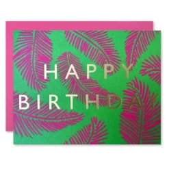 Birthday Greeting Card, Pink Palms - Little Painter Art | Exploring the Endless Possibilities of Art| Shop All