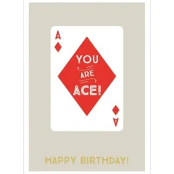 Birthday Greeting Card, You Are Ace - Little Painter Art | Exploring the Endless Possibilities of Art| Shop All