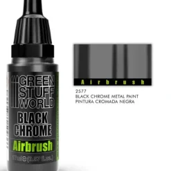 Black Chrome Paint - Airbrush - Little Painter Art | Exploring the Endless Possibilities of Art| Brush