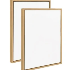 Blank Canvas & Floating Frame Set Bundles of 2PC - Little Painter Art | Exploring the Endless Possibilities of Art| Canvas