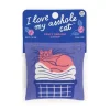 Blue Q Organic Catnip Cat Toy - I Love My A**Hole Cat - Little Painter Art | Exploring the Endless Possibilities of Art| Hot