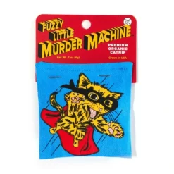 Blue Q Organic Catnip Cat Toy - Fuzzy Little Murder Machine - Little Painter Art | Exploring the Endless Possibilities of Art| Hot