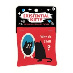 Blue Q Organic Catnip Cat Toy - Existential Kitty - Little Painter Art | Exploring the Endless Possibilities of Art| Hot